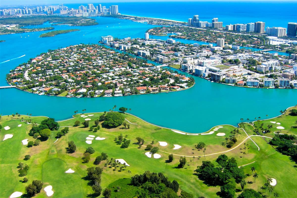 skyview of BAY HARBOR ISLANDS